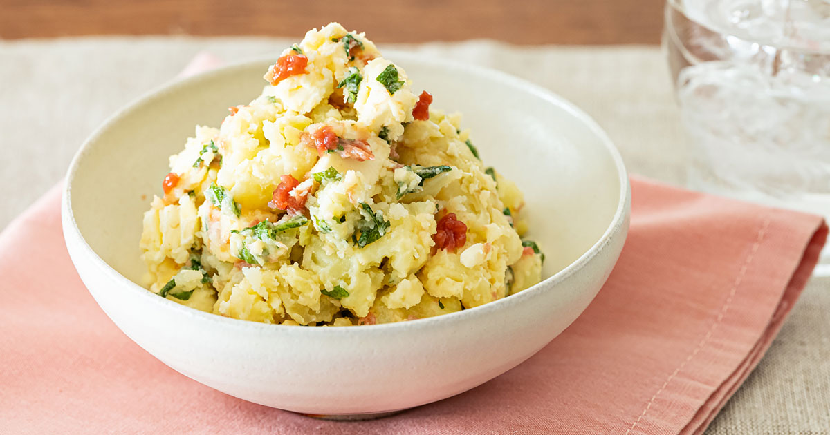 〈じゃがいものおつまみレシピ②〉梅と大葉のポテトサラダ