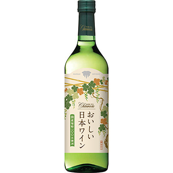 シャンモリ おいしい日本ワイン 白 720ml