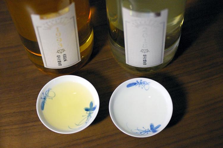 古酒と新種の比較