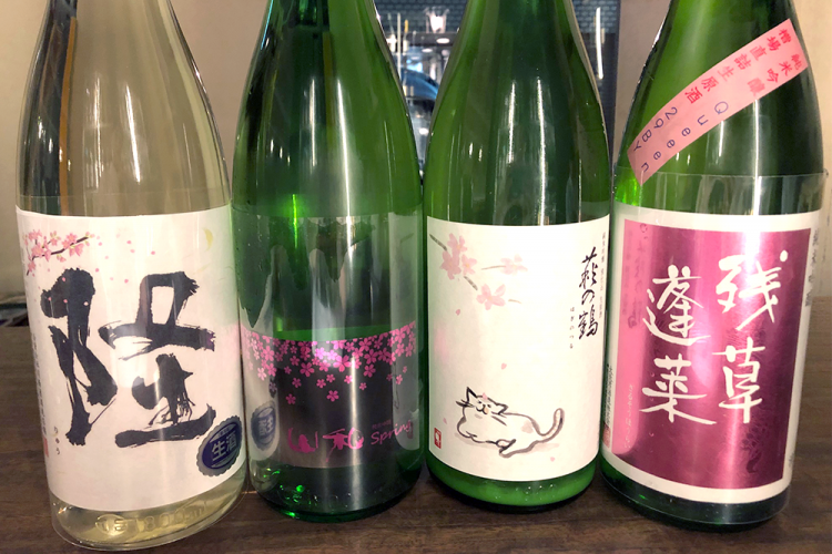 春の日本酒たち