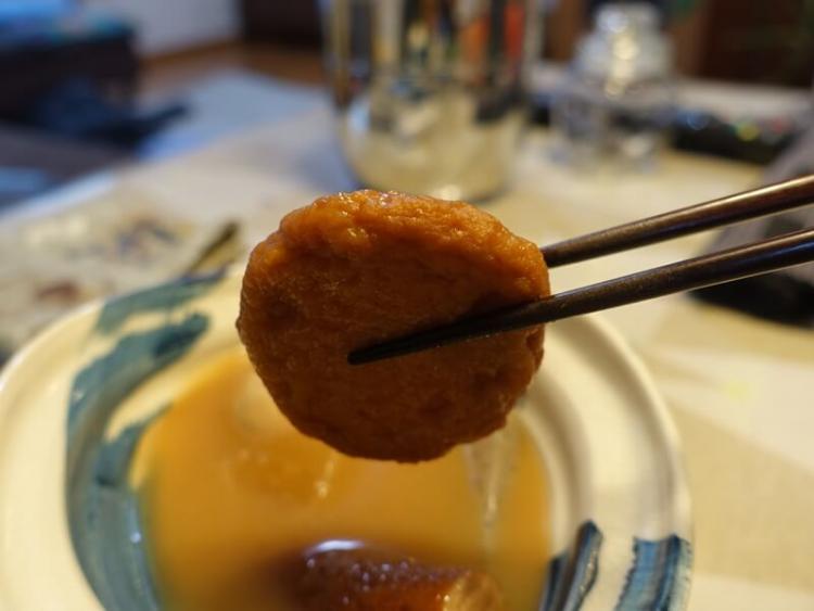 鹿児島と言えばさつま揚げ。この具材のなかでは甘みが一番強かった