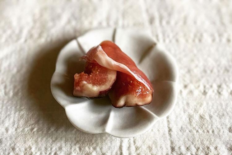 生ハム◯◯おつまみ選手権①｜生ハムいちじく