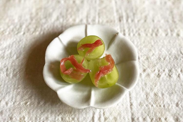 生ハム◯◯おつまみ選手権②｜生ハムぶどう