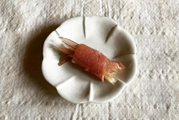 生ハム◯◯おつまみ選手権⑦｜生ハムみょうが