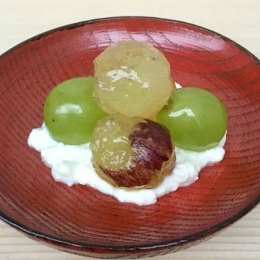 クリームチーズ＆ぶどう