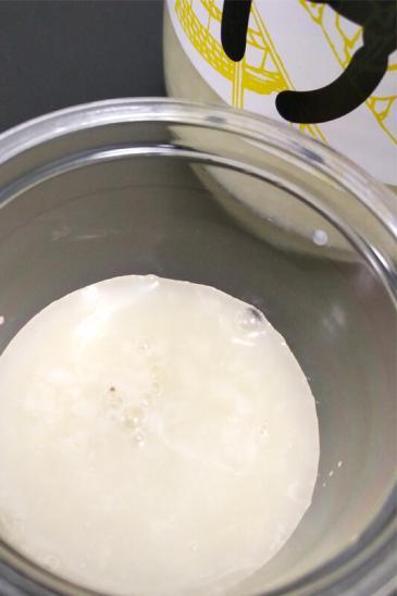 ごつごつとした米粒が確認できます